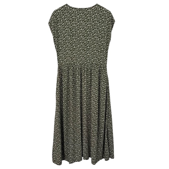 MADEWELL BUTTON FRONT MIDI CAMPEN DAISIES PRINT DRESS WOMEN'S SIZE S - Picture 2 of 7